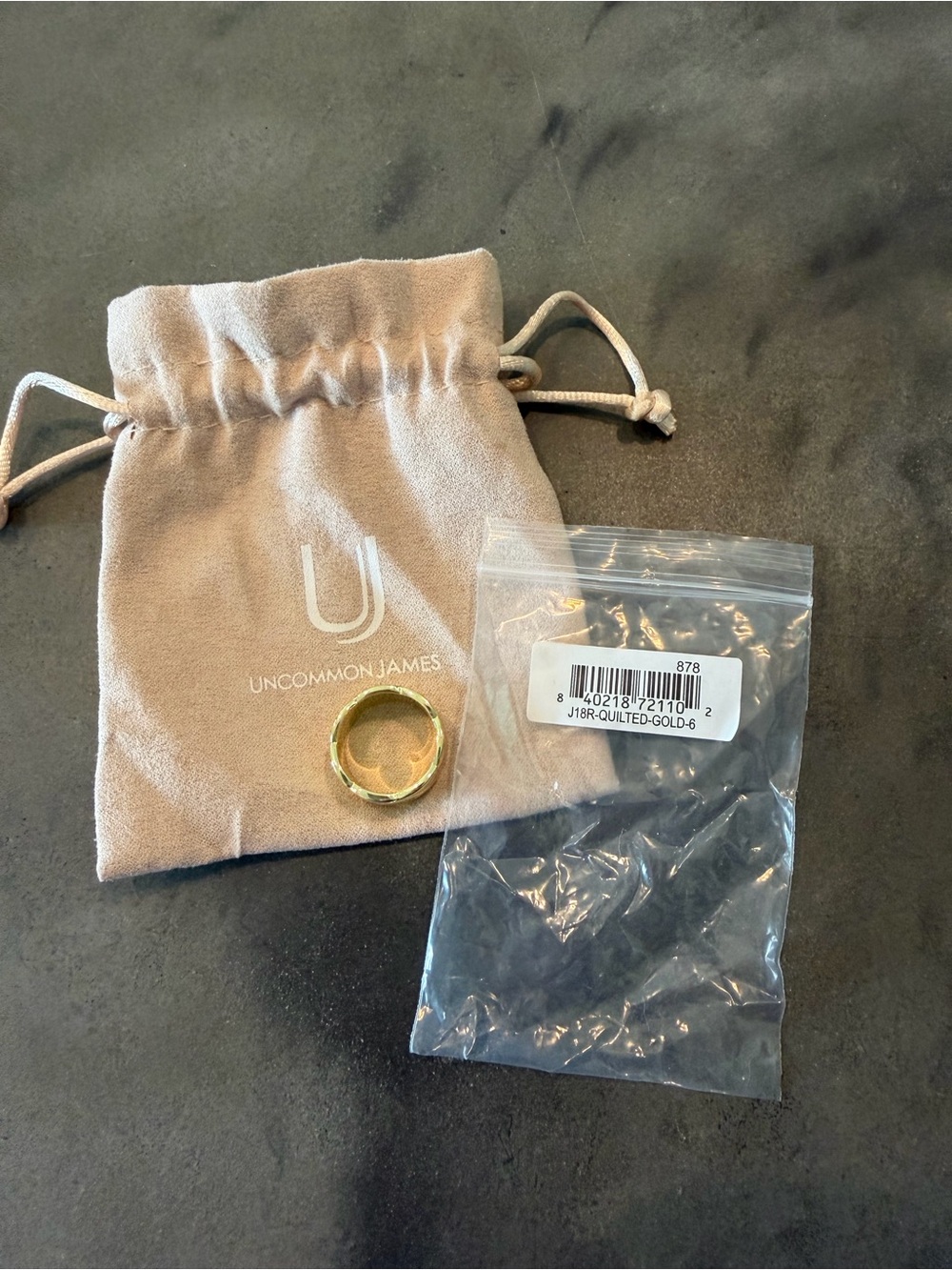 Uncommon James Quilted Gold Ring